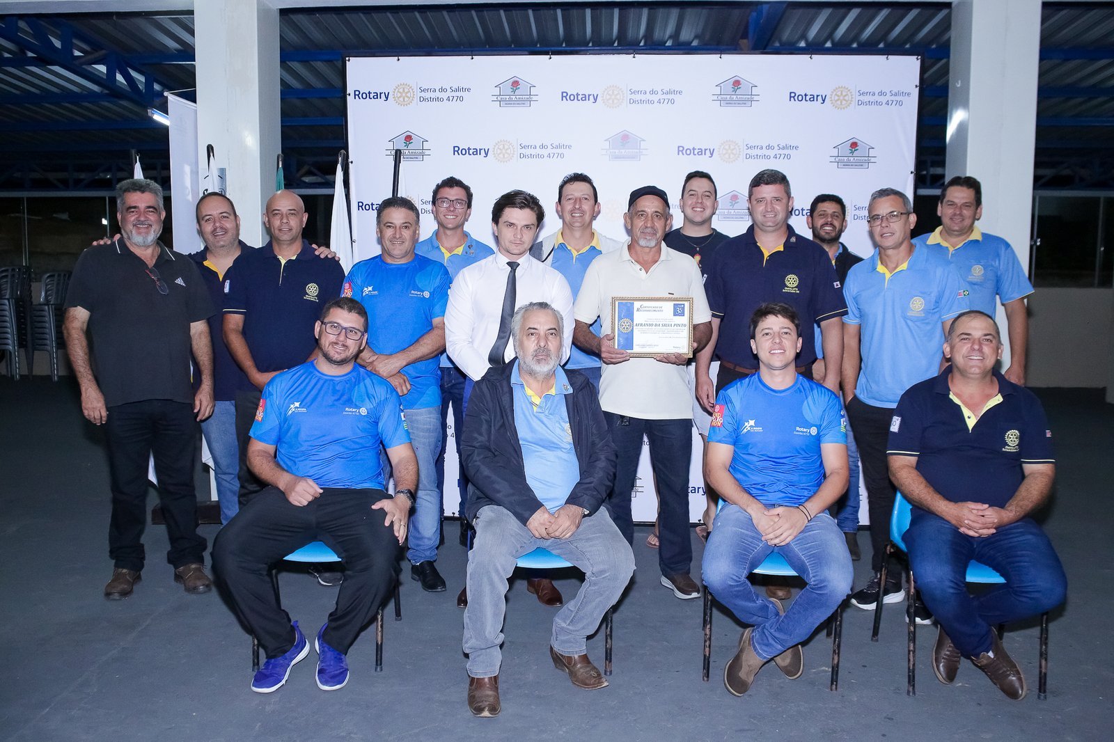 HOMENAGEM AO SERRALHEIRO SR. AFRANIO DA SILVA PINTO