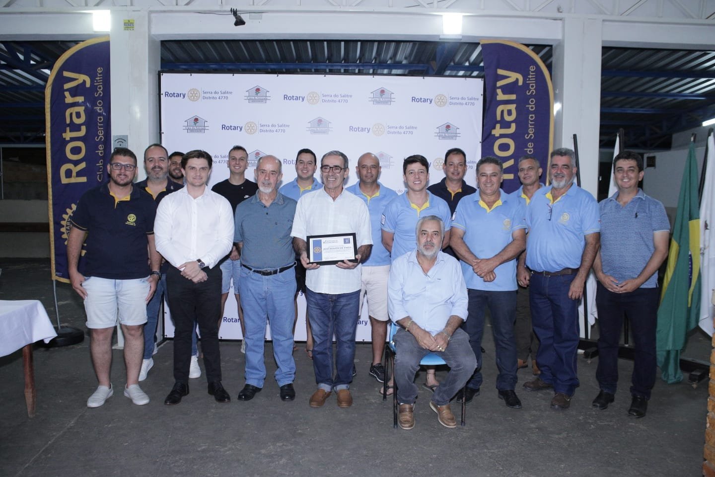 Rotary Club de Serra do Salitre Homenageia José Renato de Faria
