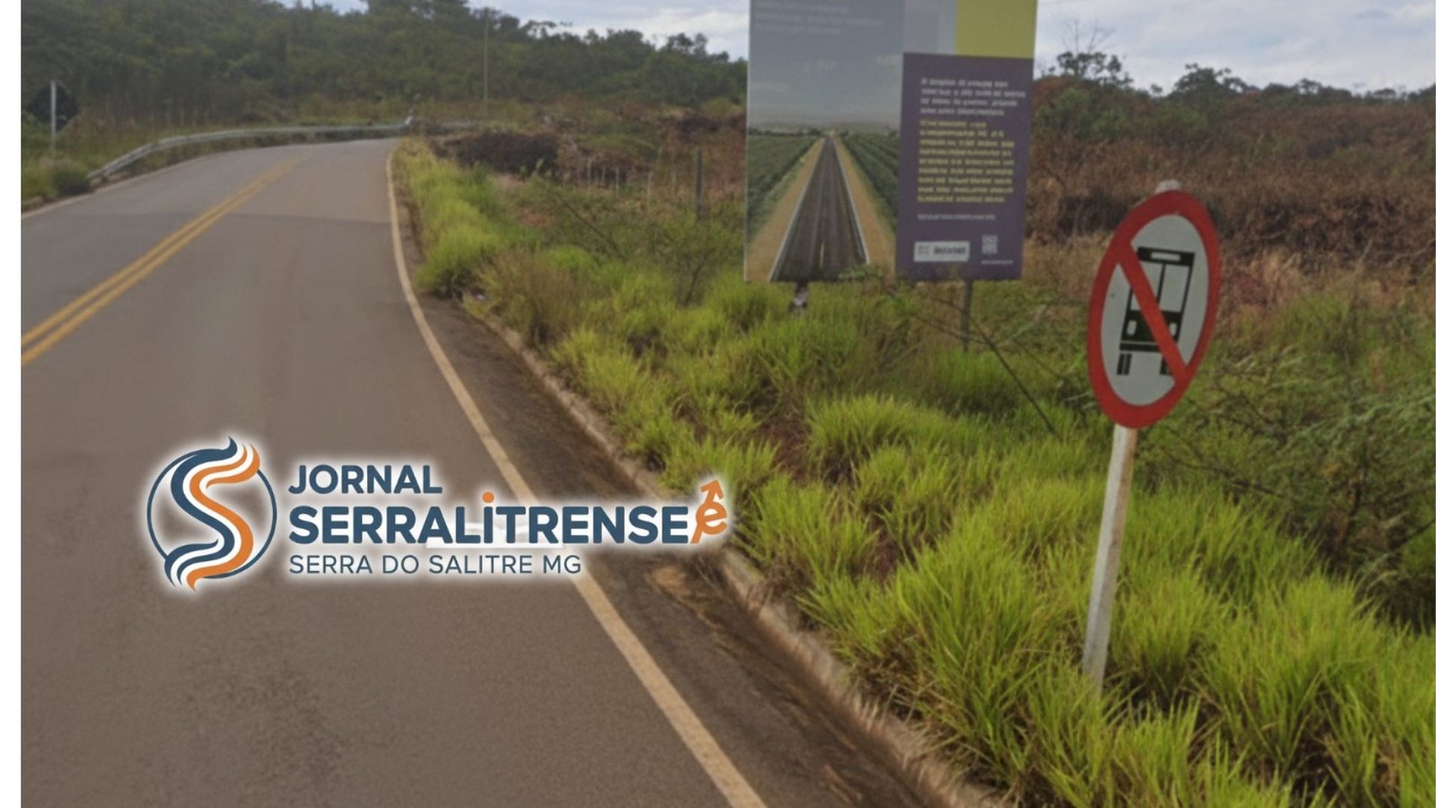 DENUNCIA AO JORNAL SERRALITRENSE SOBRE A ESTRADA MARCUS FURTADO, DESRRESPEITO À SINALIZAÇÃO.