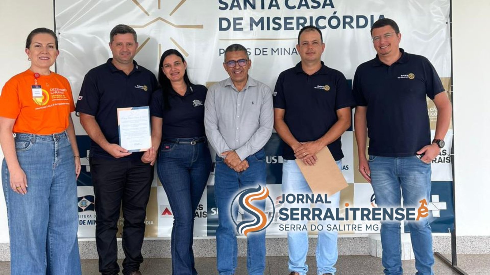 ROTARY CLUB DE SERRA DO SALITRE REALIZA DOAÇÃO AO HOSPITAL ONCOLÓGICO DE PATOS DE MINAS