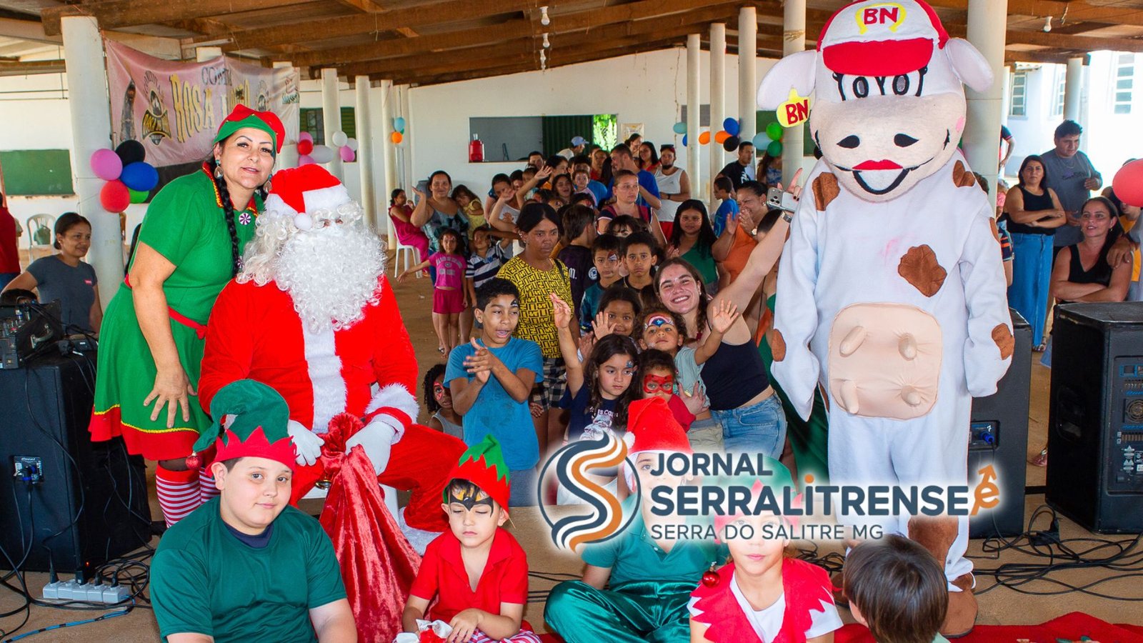 COMITIVA ROSA DE OURO LEVA ALEGRIA À COMUNIDADE DE ABACAXIS EM SERRA DO SALITRE EM UM NATAL SOLIDÁRIO