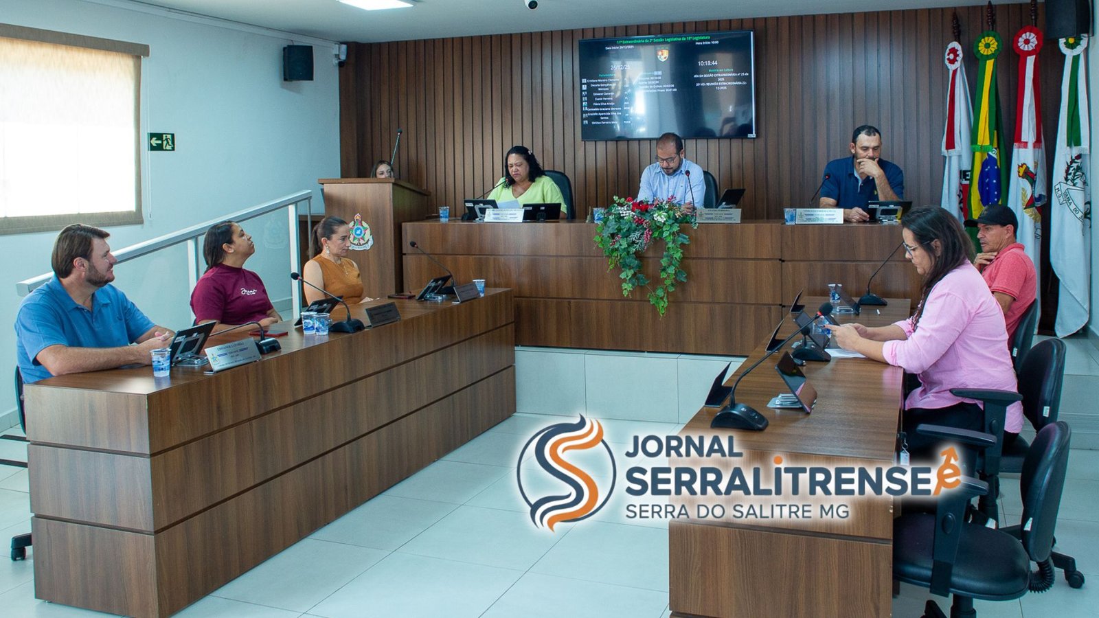 CÂMARA DE SERRA DO SALITRE APROVA NOVO REGIMENTO INTERNO E CÓDIGO DE ÉTICA EM ÚLTIMA EXTRAORDINÁRIA DE 2025