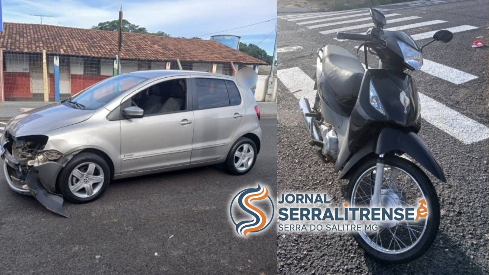 ACIDENTE ENTRE CARRO E MOTO DEIXA VÍTIMA FATAL NO BAIRRO MATINHA, EM PATROCÍNIO