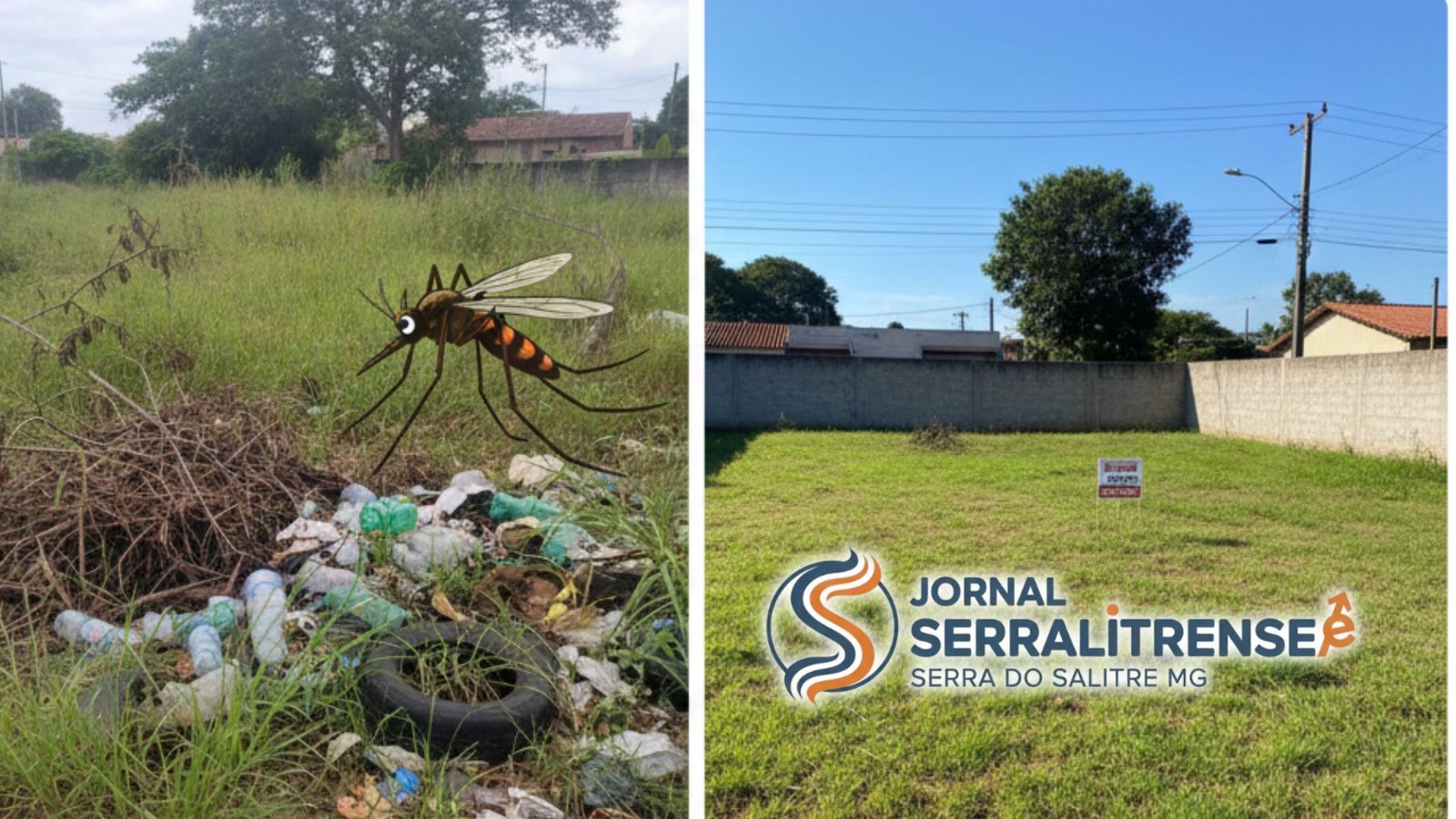 PREFEITURA DE SERRA DO SALITRE ALERTA, PROPRIETÁRIOS DEVEM LIMPAR TERRENOS SOB PENA DE MULTA