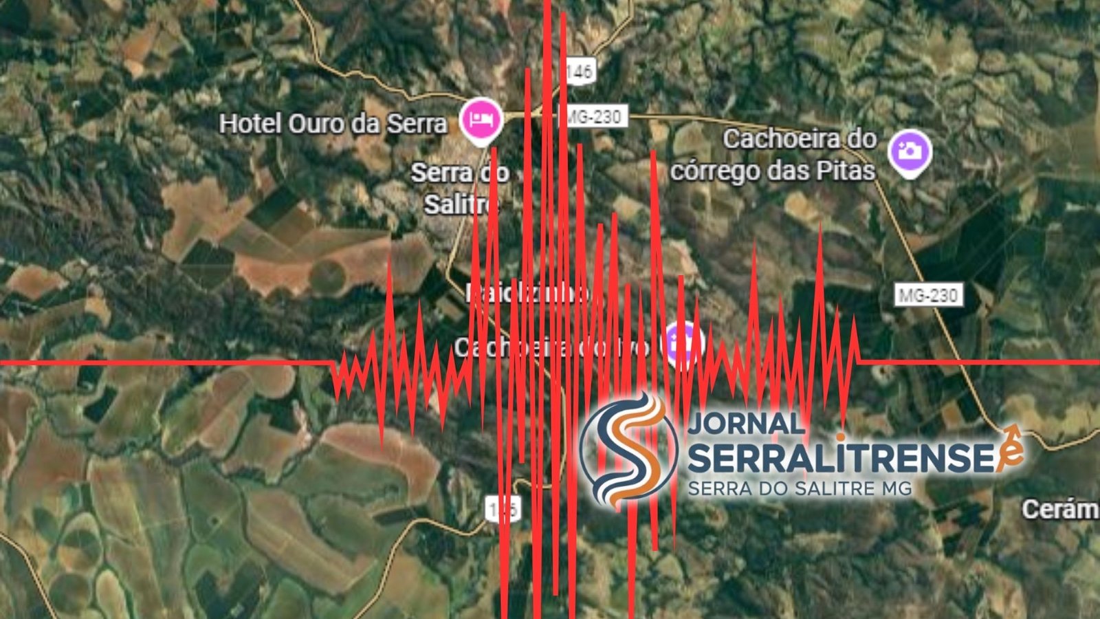 SERRA DO SALITRE E CATIARA SENTEM ABALO SÍSMICO COM EPICENTRO EM ARAXÁ, ENTENDA