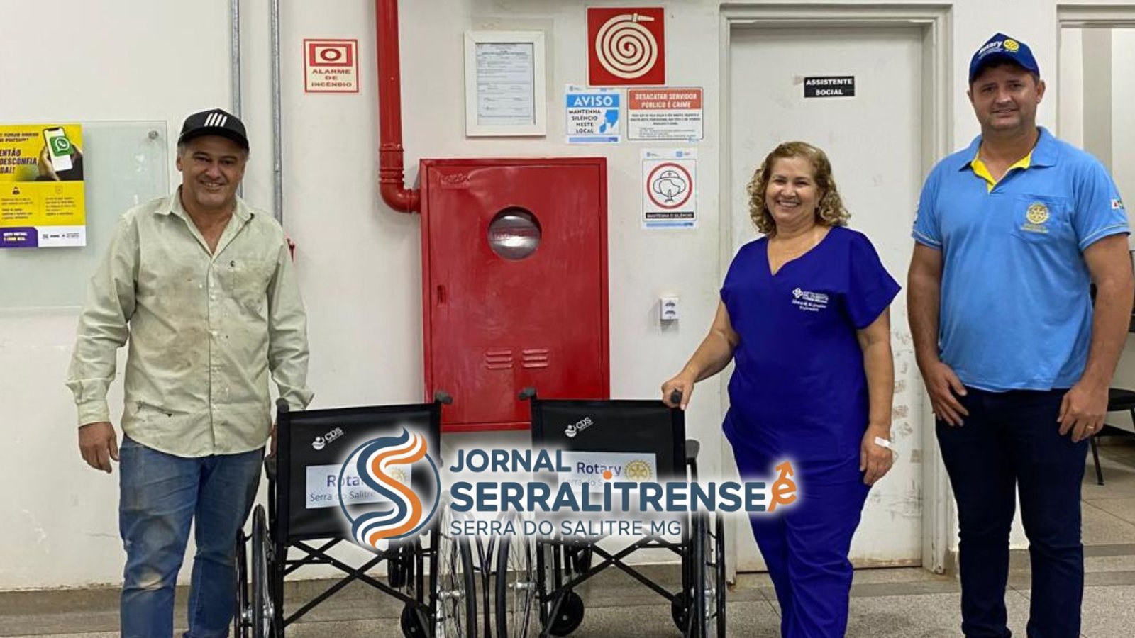SOLIDARIEDADE EM FOCO ROTARY CLUBE DE SERRA DO SALITRE REFORÇA EQUIPAMENTO DO HOSPITAL MUNICIPAL