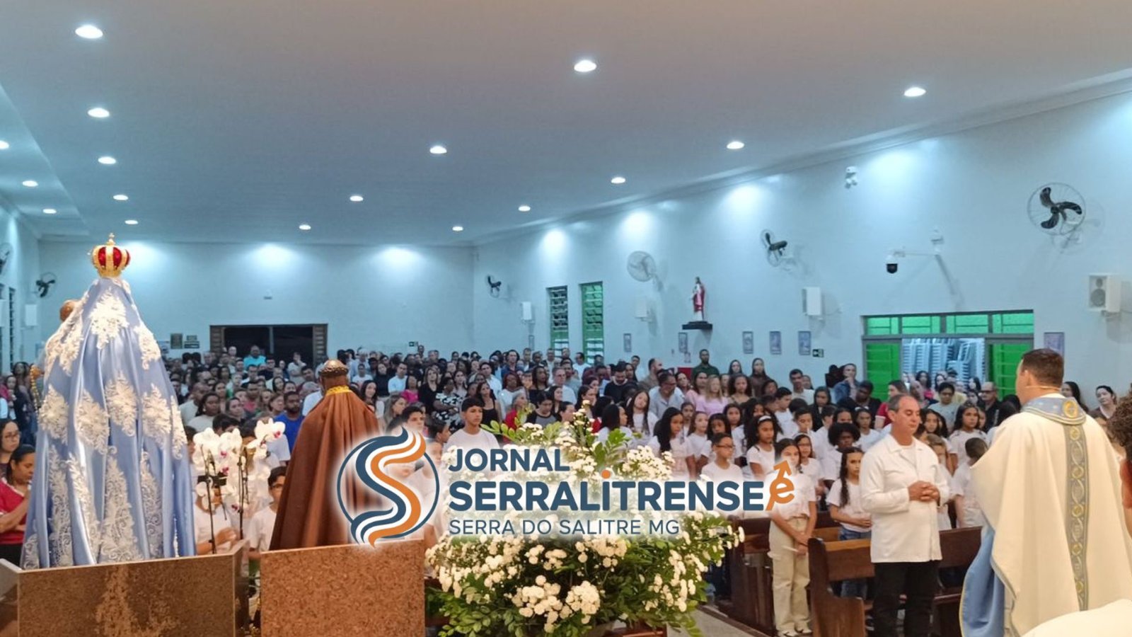 PRIMEIRA EUCARISTIA REÚNE 60 CATEQUIZANDOS EM CELEBRAÇÃO EMOCIONANTE EM SERRA DO SALITRE