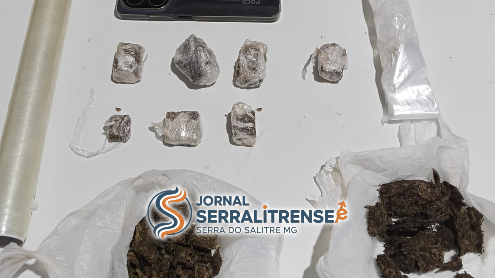 POLÍCIA MILITAR PRENDE AUTOR DE 21 ANOS POR TRÁFICO DE DROGAS EM SERRA DO SALITRE