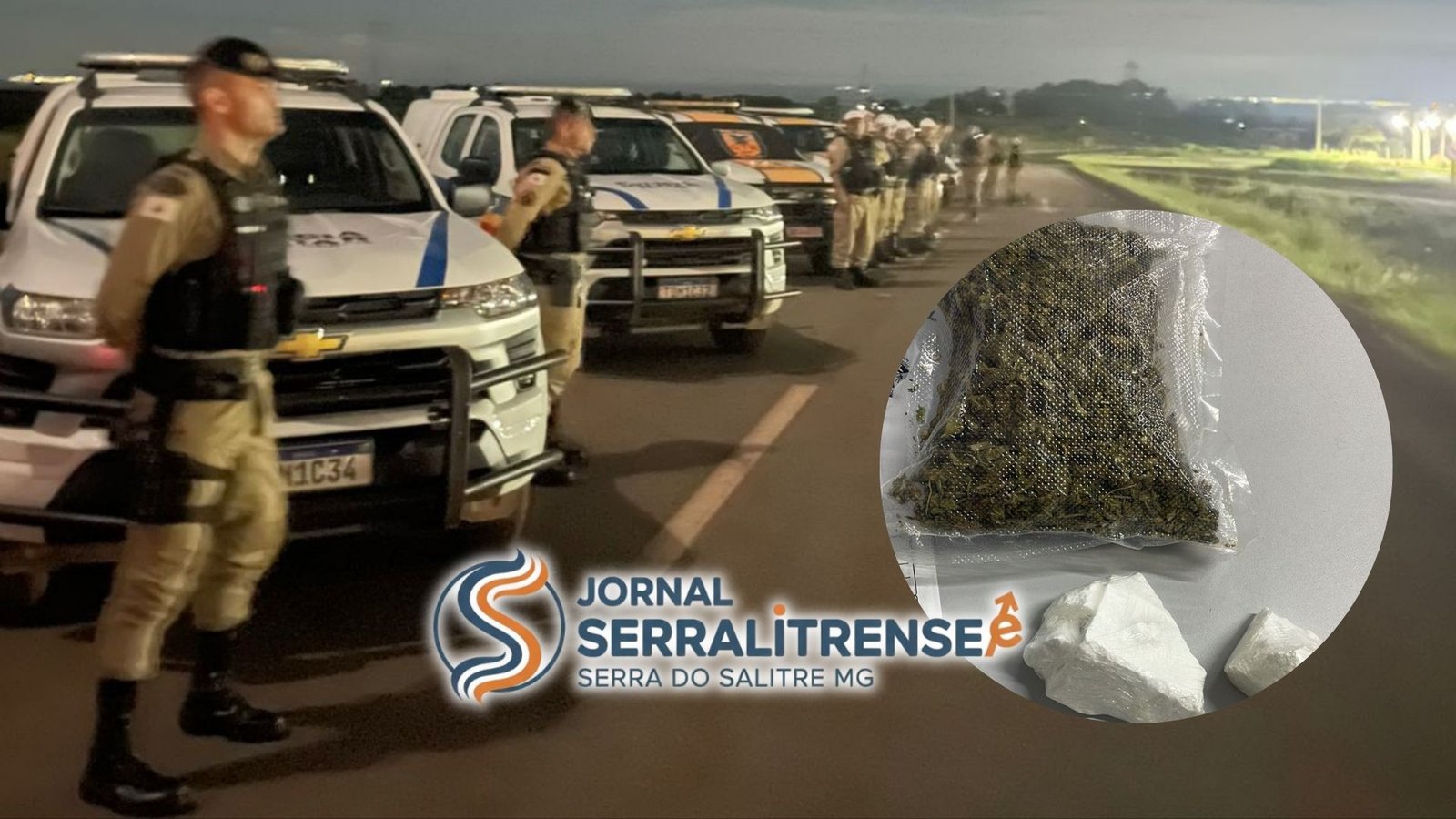 TRÊS SÃO PRESOS POR TRÁFICO EM SERRA DO SALITRE E COMPARSAS ACABAM DETIDOS EM TENTATIVA DE RESGATE