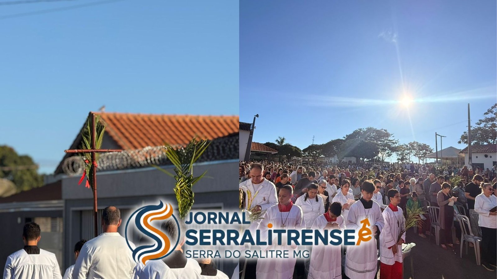 DOMINGO DE RAMOS EM SERRA DO SALITRE: FÉ E TRADIÇÃO ABREM A “SEMANA MAIOR” NA IGREJA DO ROSÁRIO