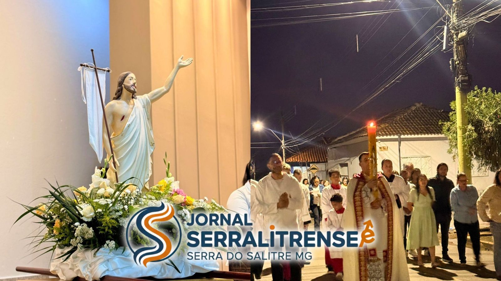 “ELE NÃO ESTÁ AQUI! RESSUSCITOU!”, SERRA DO SALITRE CELEBRA A VITÓRIA DA VIDA NO DOMINGO DE PÁSCOA