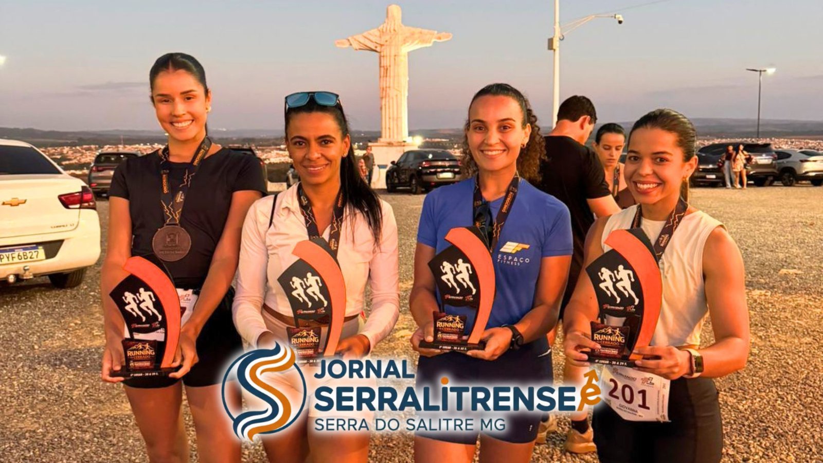 ATLETAS DE SERRA DO SALITRE CONQUISTAM PÓDIO NA CORRIDA RUNNING DO CERRADO EM PATROCÍNIO
