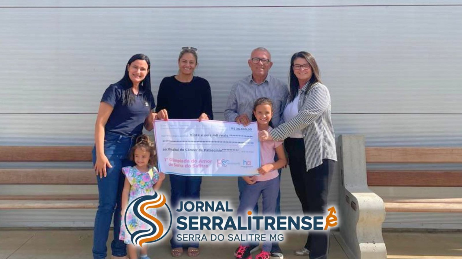 SOLIDARIEDADE EM SERRA DO SALITRE: OLIMPÍADA DO AMOR ENTREGA ARRECADAÇÃO AO HOSPITAL DE AMOR DE PATROCÍNIO