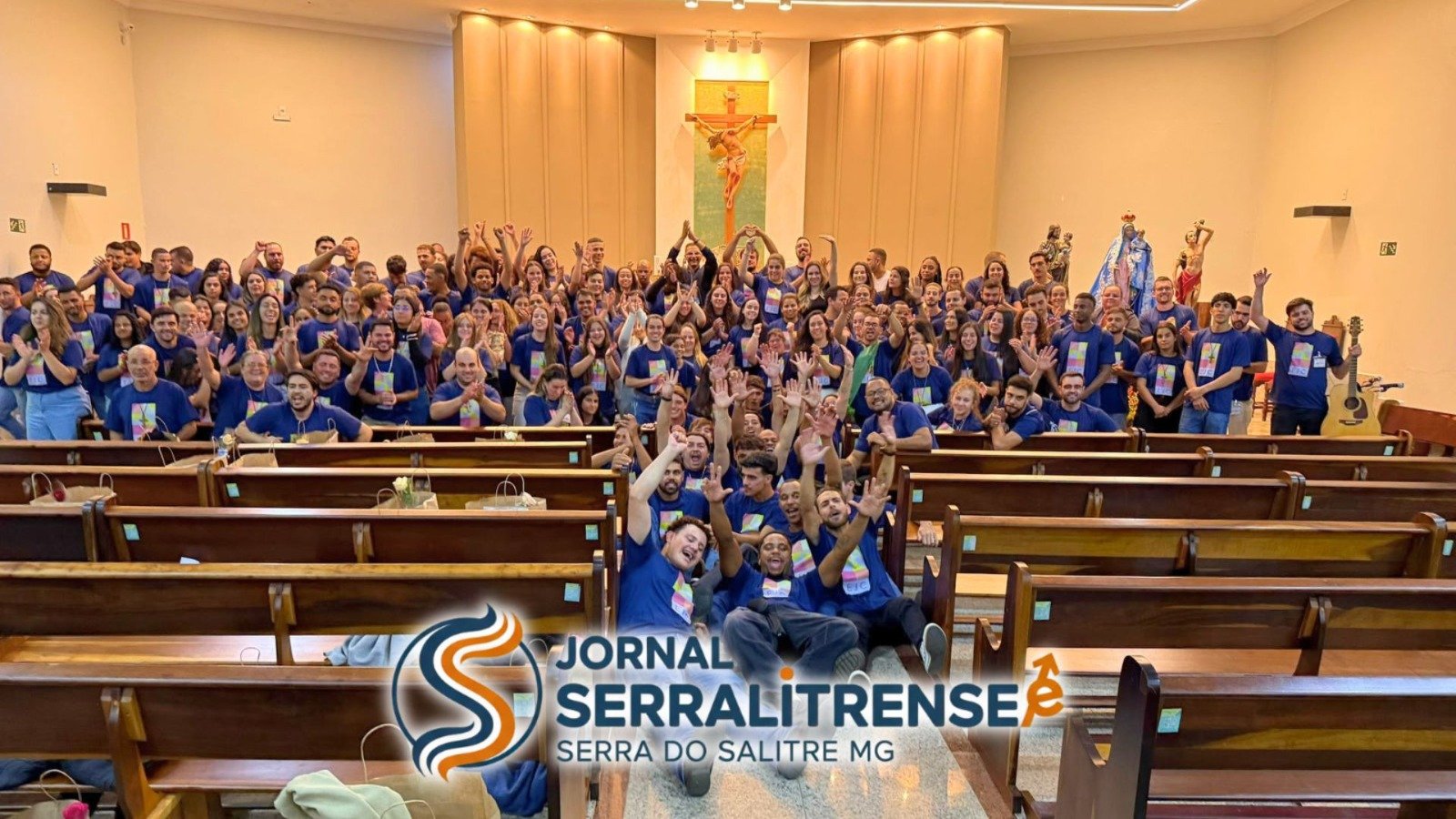 EJC E REENCONTRO MOVIMENTAM A JUVENTUDE CATÓLICA EM SERRA DO SALITRE
