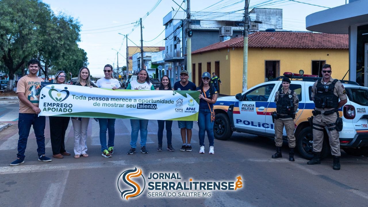 Blitz Conscientiza Sobre Emprego Apoiado em Serra do Salitre