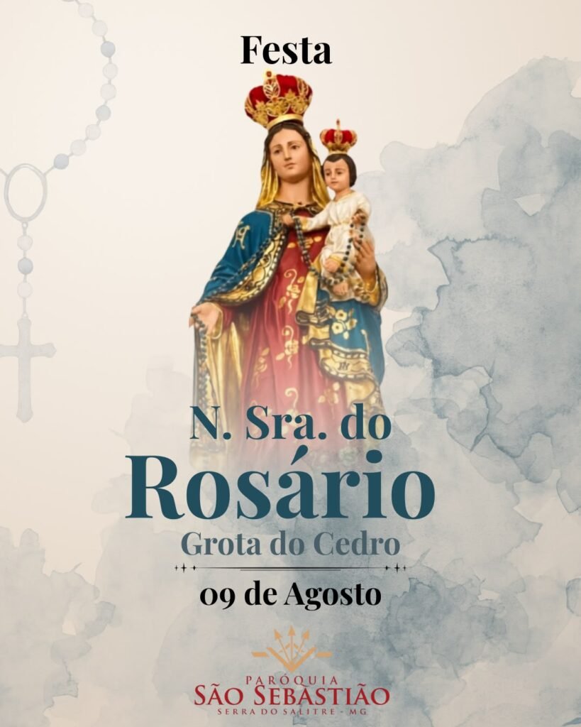 Festa de N. Sra. do Rosário na Grota do Cedro Reúne Fiéis em Serra do Salitre