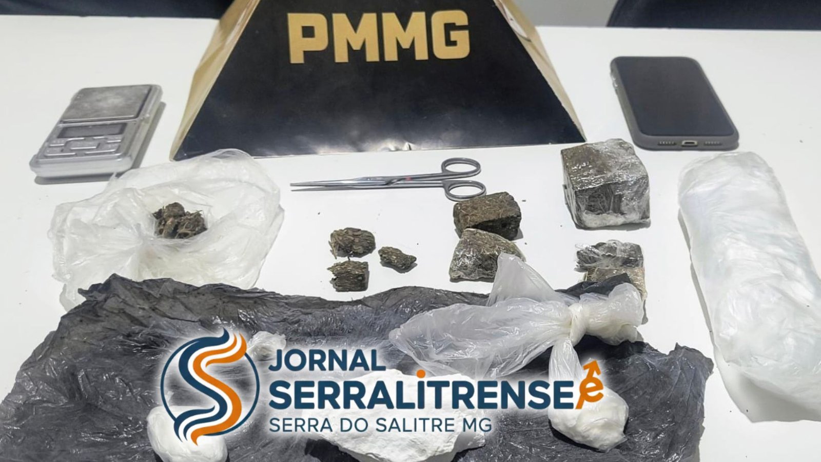Polícia Militar prende homem por tráfico de drogas em Serra do Salitre