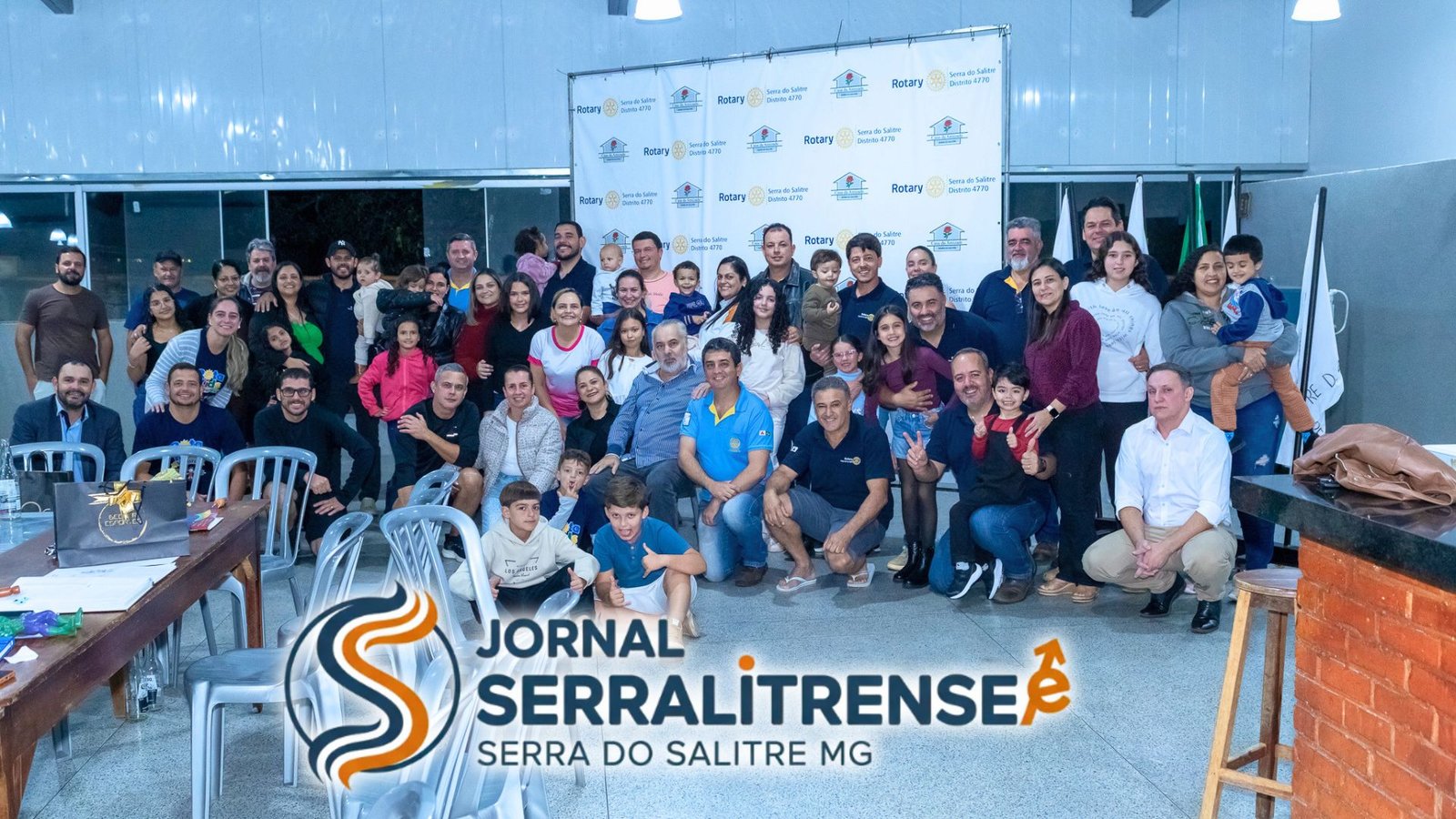 Rotary Club de Serra do Salitre Recebe Homenagem Surpresa no Dia dos Pais