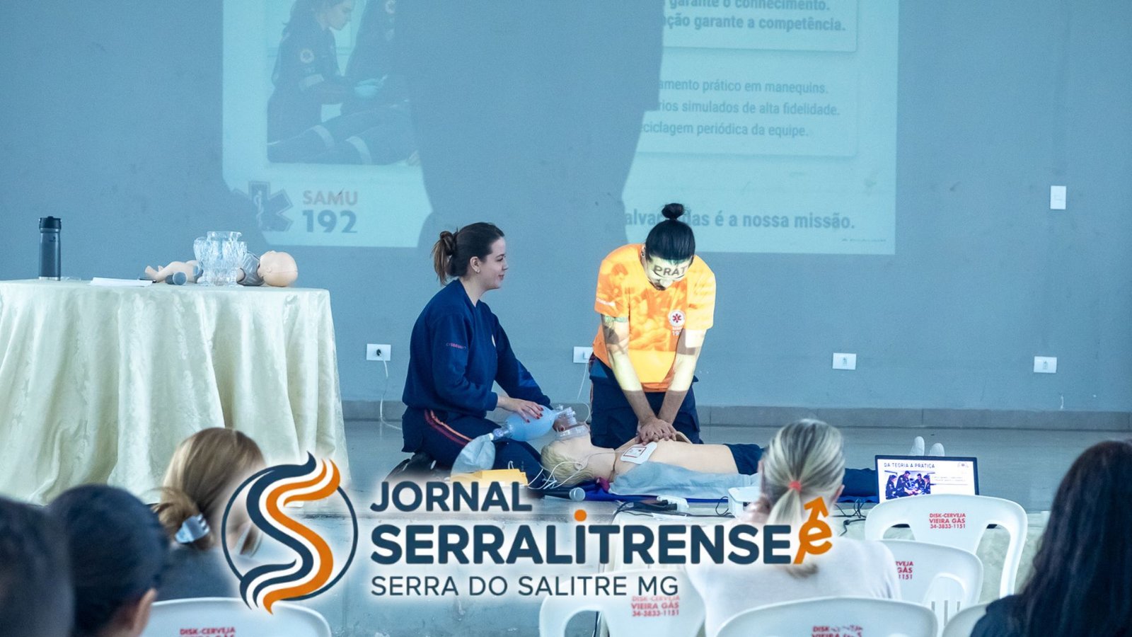 Treinamento de primeiros socorros capacita servidores da educação em Serra do Salitre