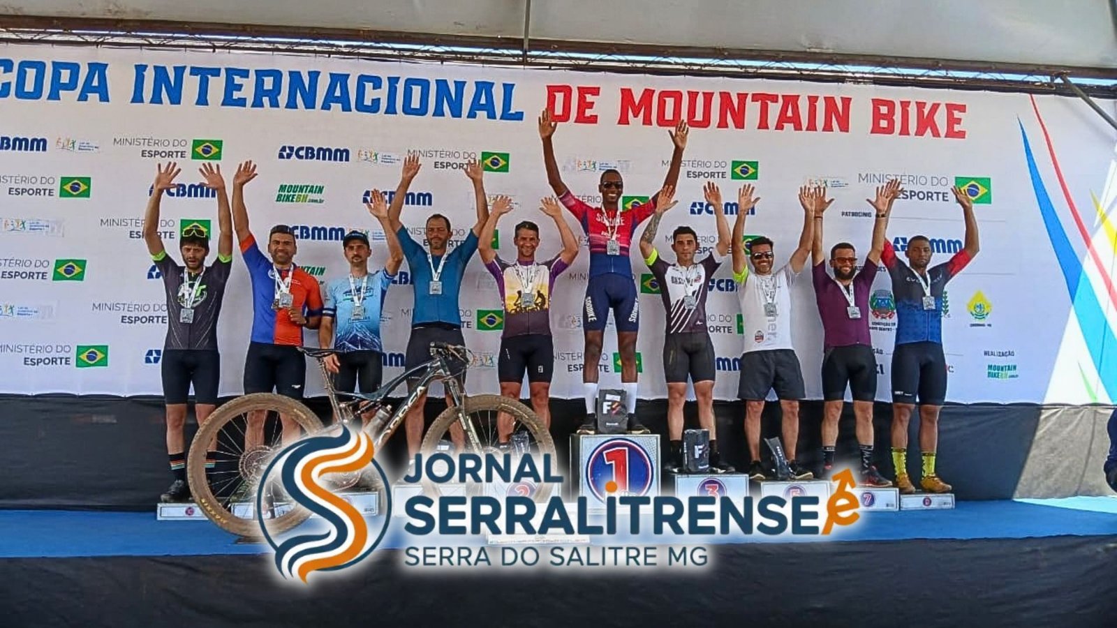Atleta Evan Dinisio conquista primeiro lugar na categoria maratona na copa internecional de mountain bike para Serra do Salitre