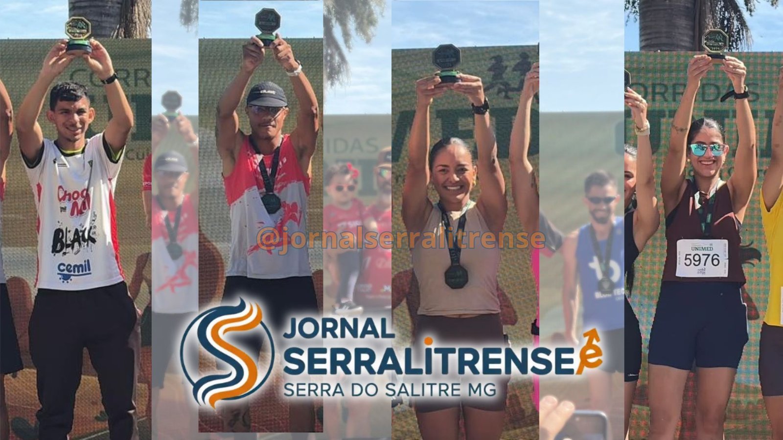 Atletas de Serra do Salitre conquistam pódio na Corrida Unimed em Patos de Minas