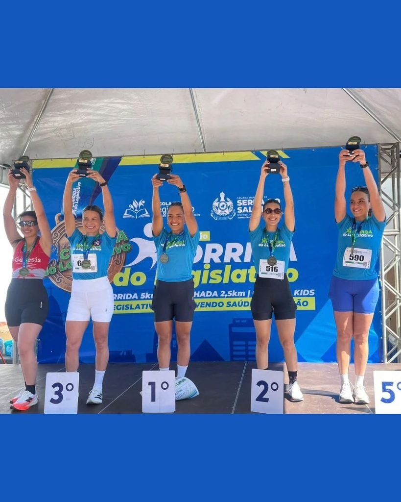 Corrida do legislativo categoria feminina atletas de serra do salitre