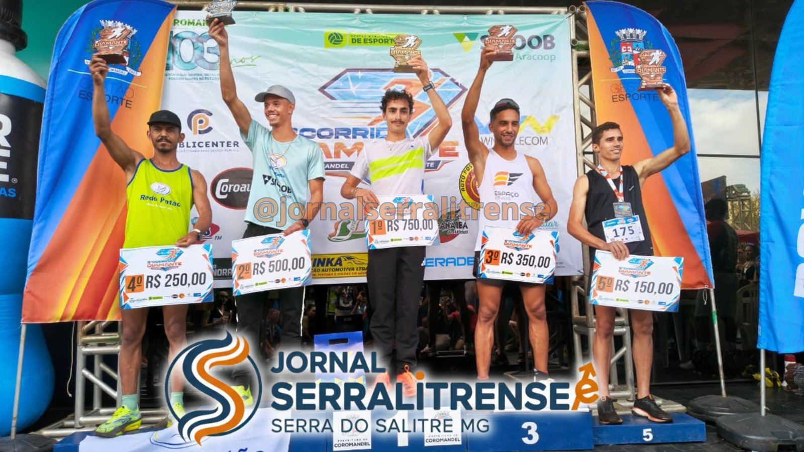 Marcos Paulo conquista 3º lugar geral na Corrida do Diamante em Coromandel