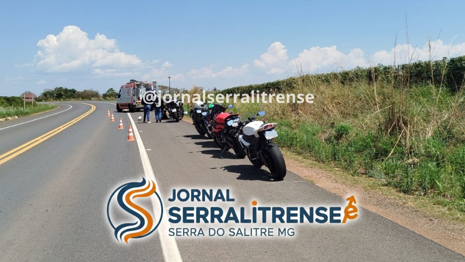 Motociclista morre em acidente na BR-146, próximo ao Trevo do Abacaxi em Serra do Salitre