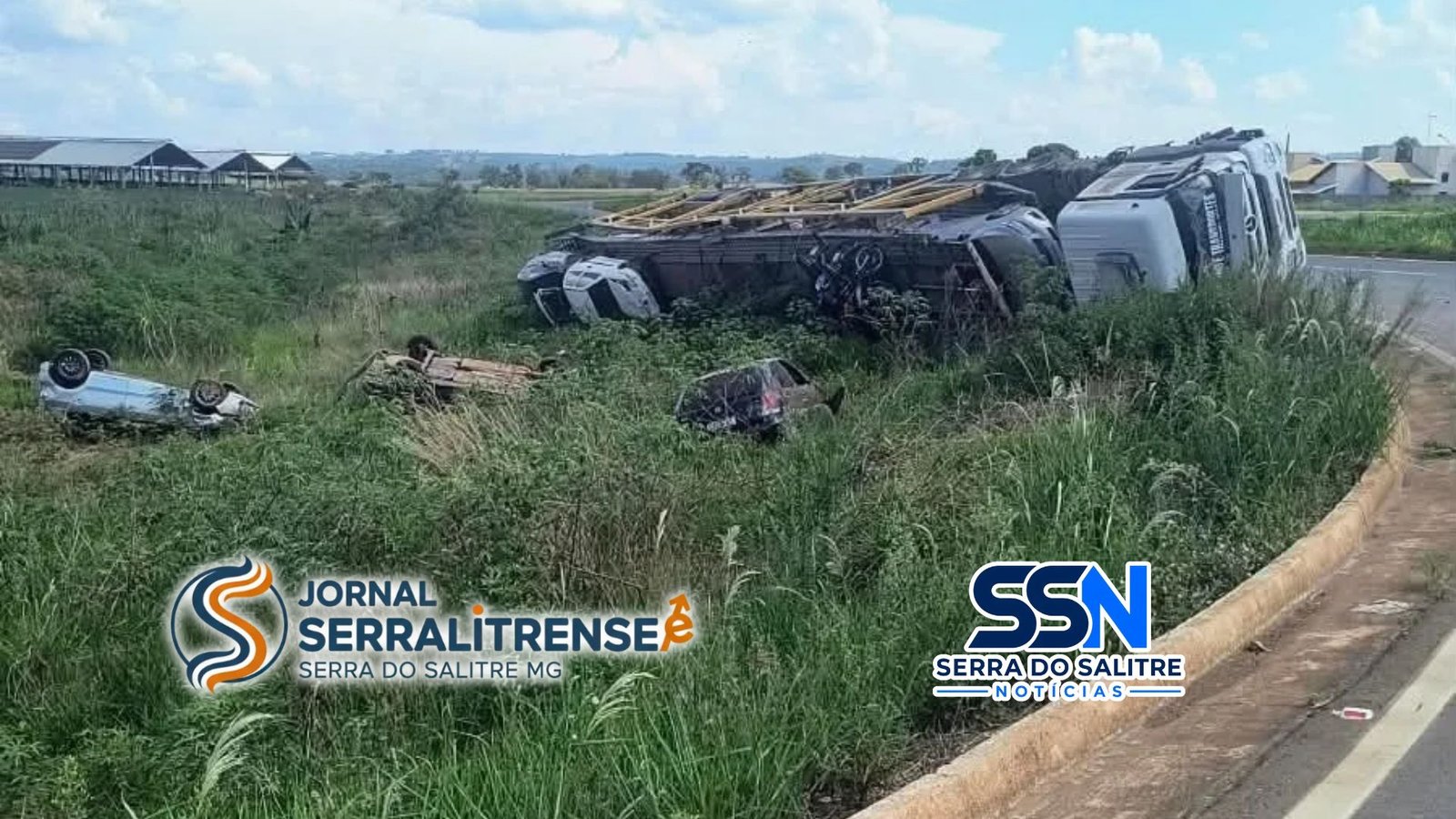 Acidente na BR-146 Mobiliza Atendimento Policial no Interior de Minas