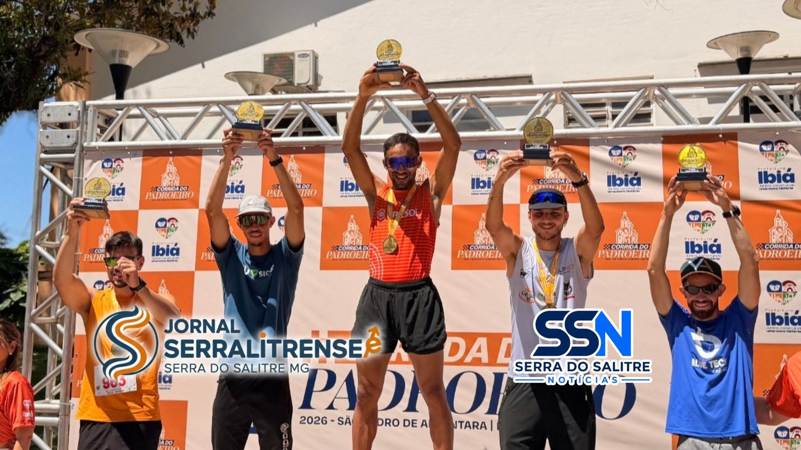 Atleta de Serra do Salitre, Marcos Paulo brilha e conquista o 1º lugar geral na Corrida do Padroeiro em Ibiá